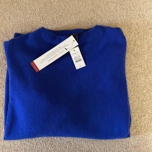 New blue Talbots 100% cashmere sweater